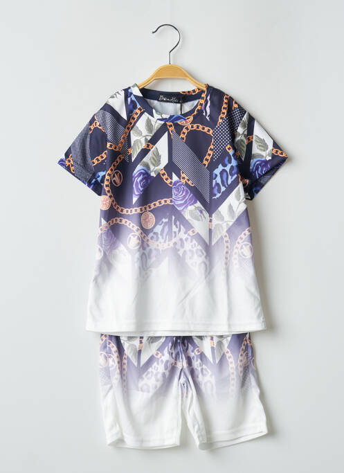 Set șort violet BOOM KIDS băiat