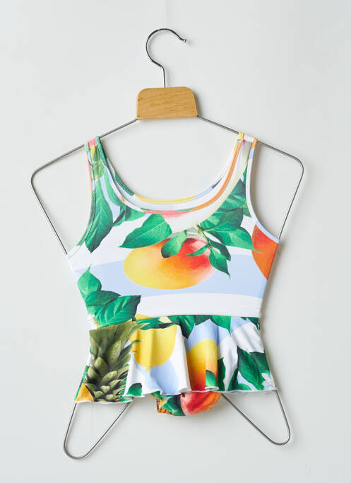 Costum de baie dintr-o singură piesă albastru GUESS fată