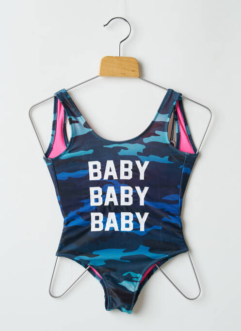 Costum de baie dintr-o singură piesă albastru SWEET PANTS fată