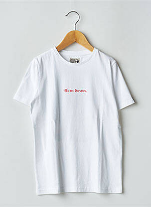 Tricou alb HERO SEVEN băiat