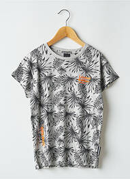 Tricou elasticitate mâneci scurte gri LE TEMPS DES CERISES băiat