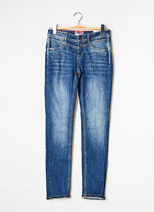 Blugi cu croială slim albastru STREET ONE femeie