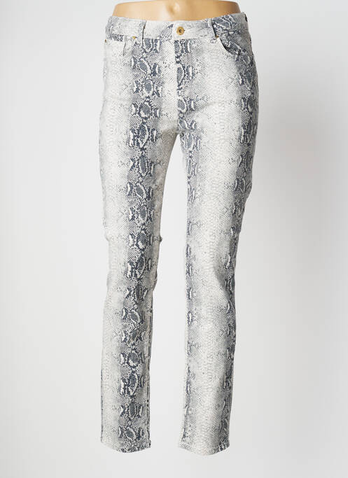 Pantalon slim bej FRACOMINA femeie