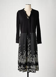 Rochie lungă mâneci lungi mâneci lungi negru K-DESIGN femeie