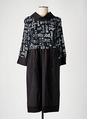 Rochie midi negru DOLCEZZA femeie