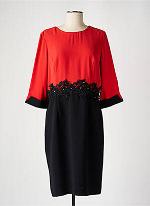 Rochie midi mâneci 3/4 mâneci 3/4 portocalie MICHAELA LOUISA femeie
