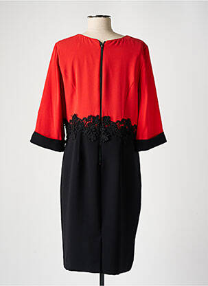 Rochie midi mâneci 3/4 mâneci 3/4 portocalie MICHAELA LOUISA femeie