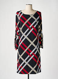 Rochie midi croială fluidă mâneci lungi negru FRANK LYMAN femeie
