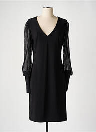 Rochie midi mâneci lungi mâneci lungi negru FRANK LYMAN femeie