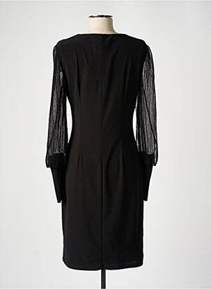 Rochie midi mâneci lungi mâneci lungi negru FRANK LYMAN femeie