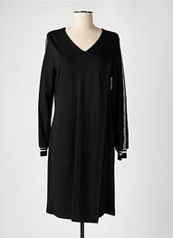 Rochie midi mâneci lungi mâneci lungi negru TUZZI femme