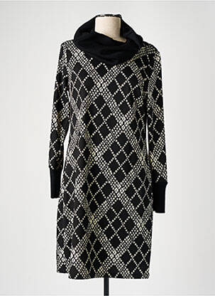 Rochie midi mâneci lungi mâneci lungi negru K-DESIGN femeie