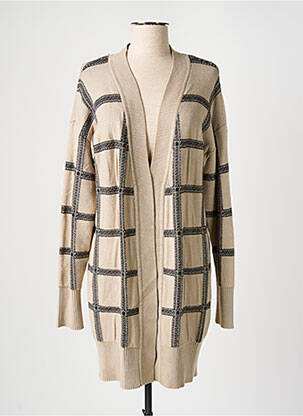 Vestă cu mâneci lungi bej K-DESIGN femeie