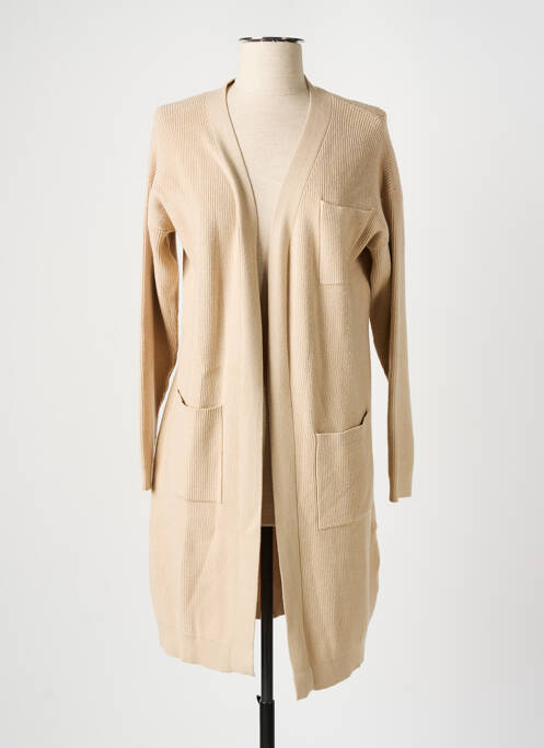 Vestă cu mâneci lungi bej PASSIONI femeie