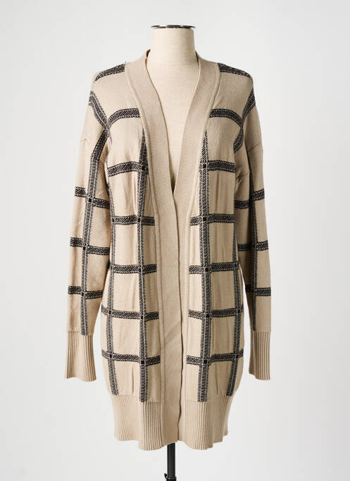 Vestă cu mâneci lungi bej K-DESIGN femeie