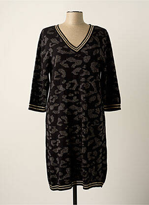 Rochie pulover negru FRED SABATIER femeie