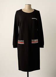 Rochie midi mâneci lungi mâneci lungi negru TUZZI femme