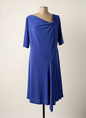 Rochie midi mâneci 3/4 mâneci 3/4 albastru MICHAELA LOUISA femeie