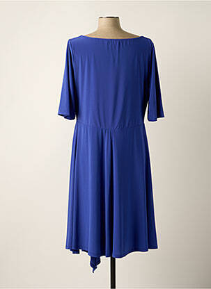 Rochie midi mâneci 3/4 mâneci 3/4 albastru MICHAELA LOUISA femeie