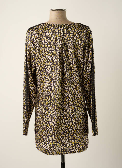 Tunică mâneci lungi guler rotund negru FRED SABATIER femme