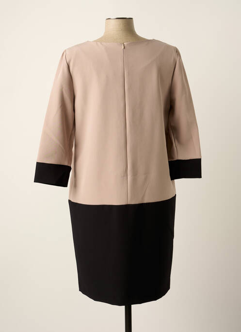 Rochie midi bej ELEONORA AMADEI femeie