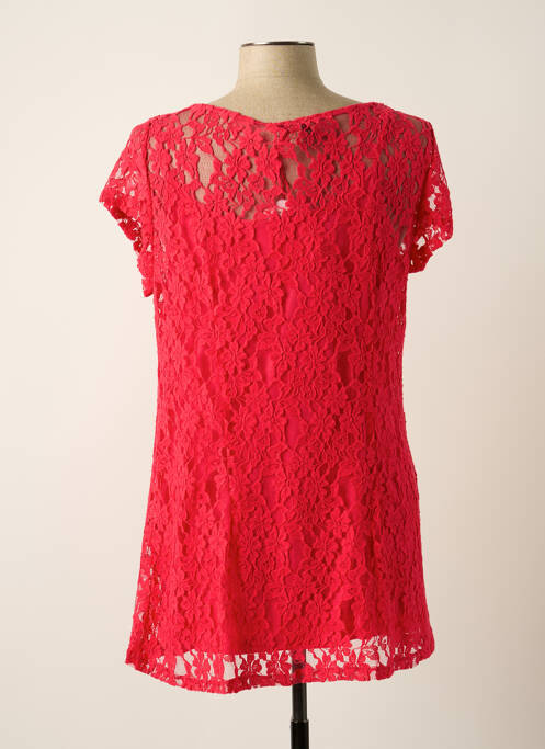 Tunică mâneci scurte roz DIVAS femeie