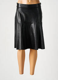 Fustă midi închidere cu fermoar lateral negru FUEGO WOMAN femme