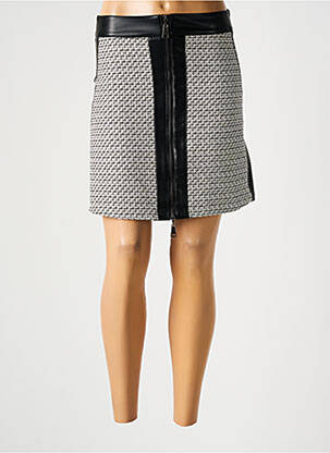 Fustă scurtă gri LESLIE femeie