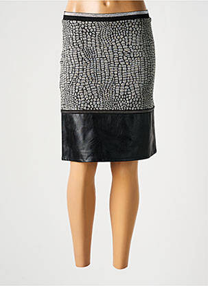 Fustă midi gri DIVAS femeie