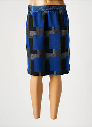 Fustă midi albastru POUPÉE CHIC BY MERCEDES DE MIGUEL femeie