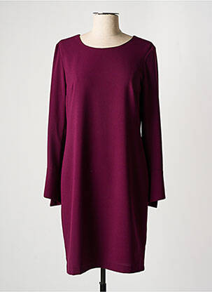 Rochie midi mâneci lungi mâneci lungi violet TINTA STYLE femeie