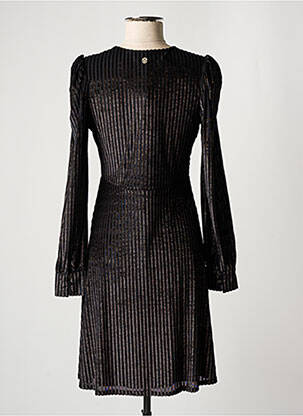 Rochie midi mâneci lungi mâneci lungi negru LOLA ESPELETA femeie