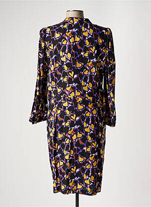 Rochie midi croială fluidă mâneci lungi violet LA PETITE FRANCAISE femeie