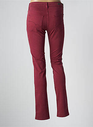 Pantalon slim elasticitate mărime normală roșu DESGASTE femeie