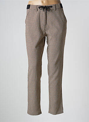 Pantalon drept elasticitate mărime normală maro LOLA ESPELETA femeie
