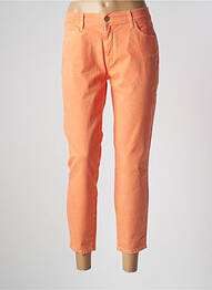 Pantalon 7/8 elasticitate mărime normală portocaliu DESGASTE femme