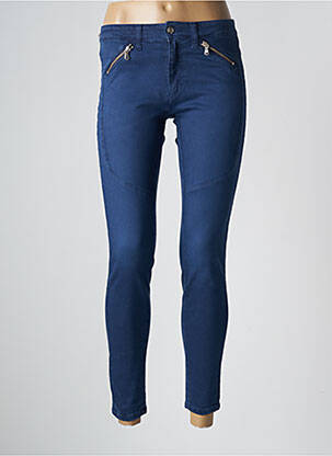 Pantalon 7/8 elasticitate mărime normală albastru DESGASTE femeie