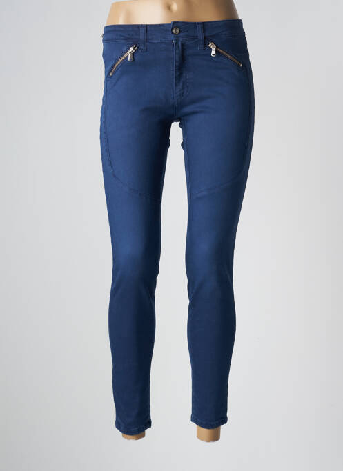 Pantalon 7/8 albastru DESGASTE femeie