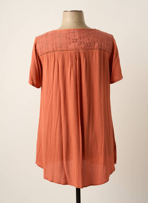 Tunică mâneci scurte portocaliu CISO femeie