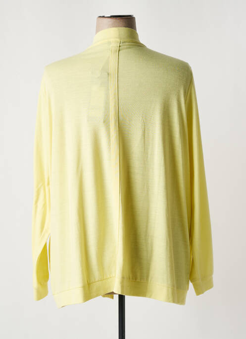 Vestă cu mâneci lungi galben YESTA femeie