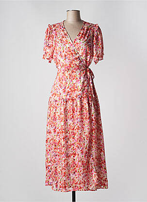 Rochie lungă roșu GRACE & MILA femeie