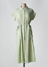 Rochie midi mâneci scurte mâneci scurte verde GRACE & MILA femeie