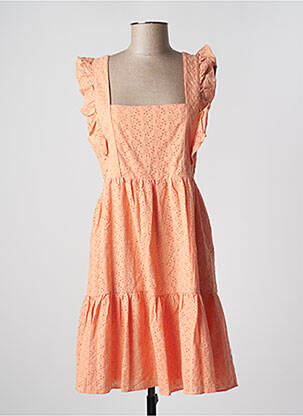 Rochie midi portocaliu RUE MAZARINE femeie