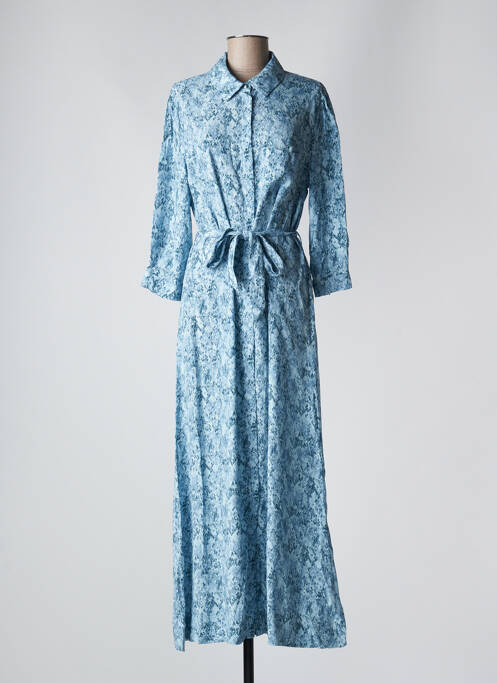 Rochie lungă albastru GRACE & MILA femeie