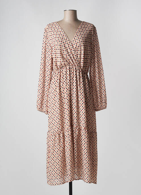 Rochie lungă bej PAKO LITTO femeie