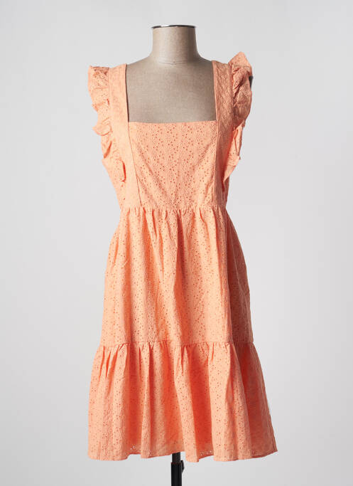 Rochie midi portocaliu RUE MAZARINE femeie