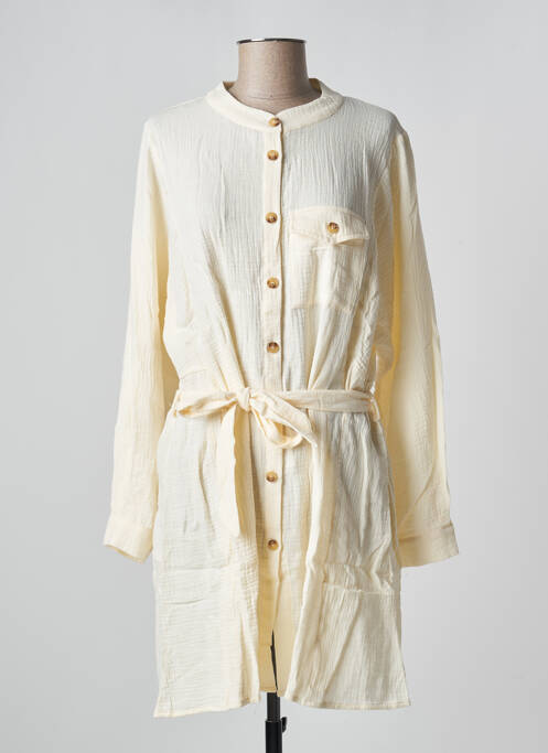 Rochie midi bej GRACE & MILA femeie