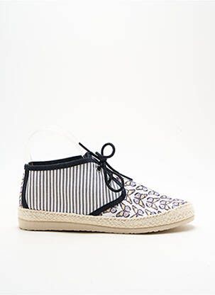 Espadrile închidere cu șireturi toc plat până la 3 cm alb IPPON VINTAGE femeie