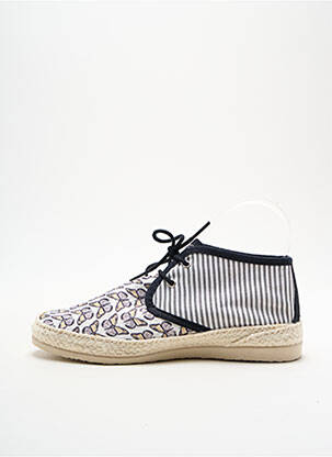 Espadrile închidere cu șireturi toc plat până la 3 cm alb IPPON VINTAGE femeie