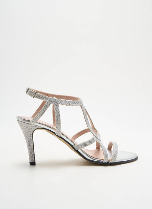 Sandale/Pantofi decupați argintiu LOLLIPOPS femeie